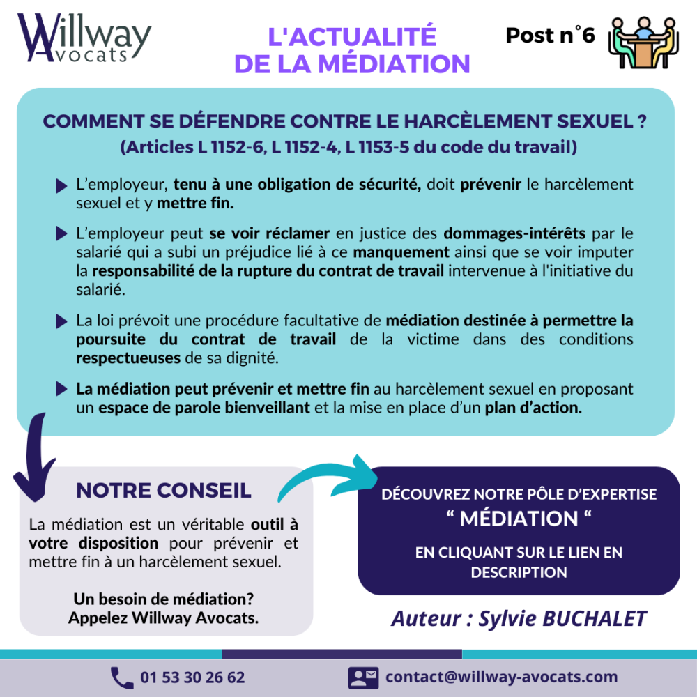 Comment se défendre contre le harcèlement sexuel ?