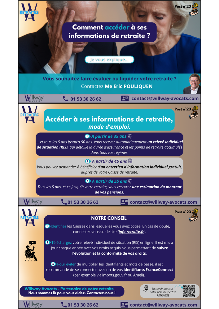 Comment accéder à ses informations de retraite ?