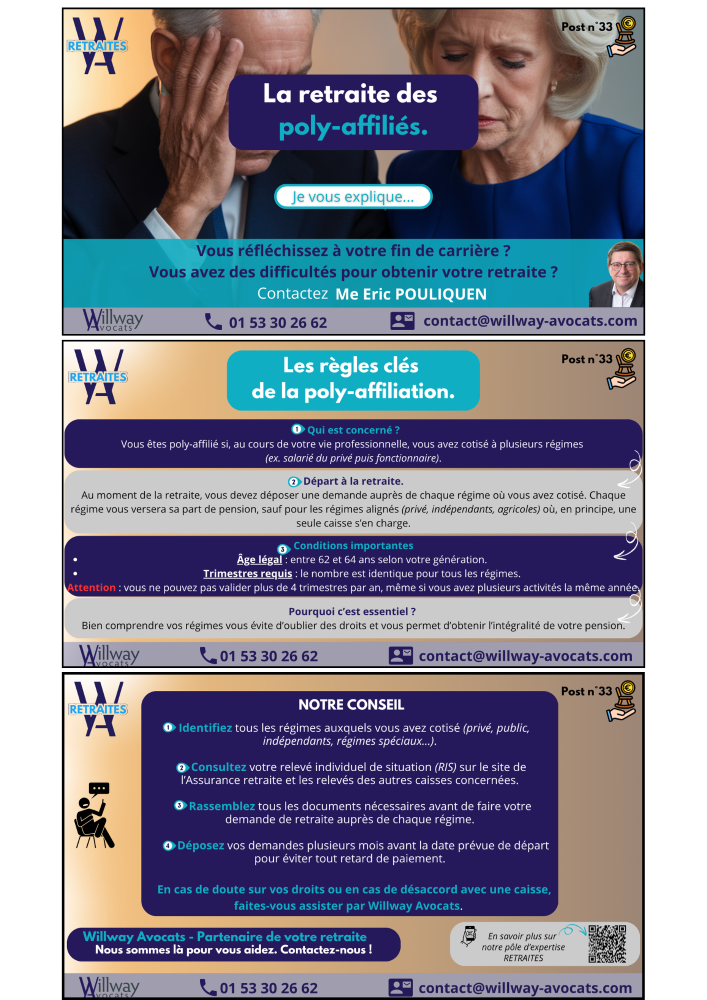La retraite des poly-affiliés.